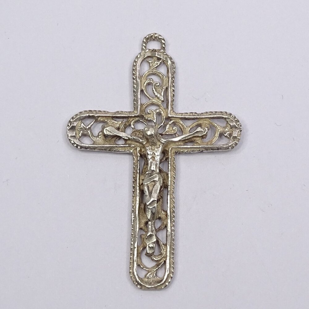 Filigree Crucifix Charm